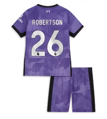 Maillot de foot Liverpool Andrew Robertson #26 Troisième enfant 2023-24 Manches Courte (+ pantalon court)
